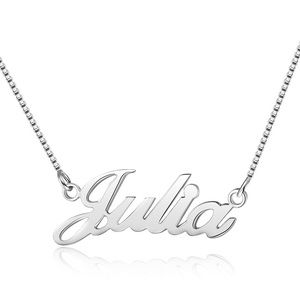 Personalized name necklace Sterling Silver